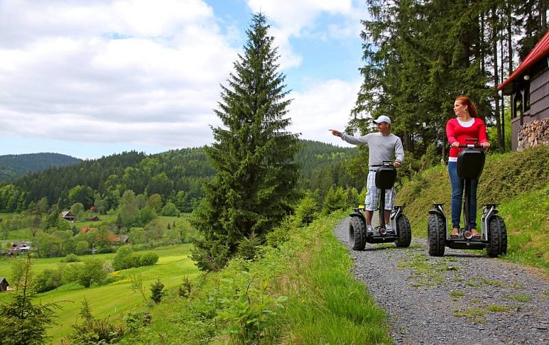 Půjčovna vozítek segway.