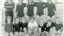 GYMNASTIKA. Ve Viganticích se dělala gymnastika pod vedením Jindřišky Klesové Ritorto. Cvičili jsme na bradlech, kladině, hrazdě, zvládli jsme i salta na trampolíně nebo přeskoky přes kozu či koně. Tělocvična byla postavena v letech 1972-1974.