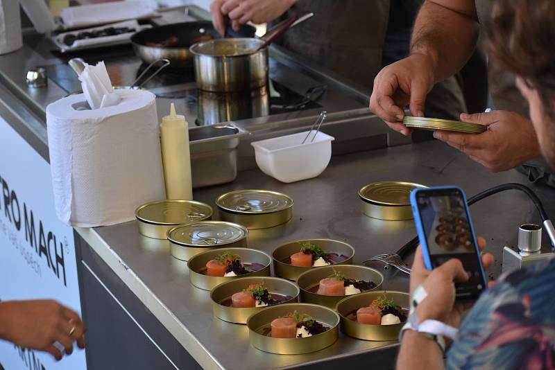 Garden Food Festival Rožnov pod Radhoštěm. Kuchařská show Radka Kašpárka.