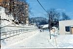 Vsetín, cesta na Hrbovou, 80. léta.