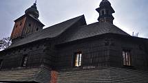 Kostelík v Dřevěném městečku v Rožnově pod Radhoštěm. Ilustrační foto.