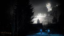 Běžkařský závod Noční stopa Valachy ve Velkých Karlovicích
