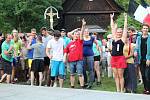 Součástí programu Mezinárodního folklorního festivalu Rožnovské slavnosti byly také Valašské hry. O první místo bojovalo v několika disciplínách osm folklorních souborů.