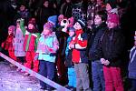 Podvečerních oslav konce roku 2014 ve Vsetíně spojených s programem pro děti a ohňostrojem se v centru města ve středu 31. prosince 2014 zúčastnily stovky lidí.