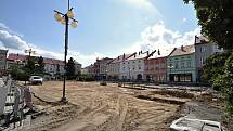 Valašské Meziříčí - náměstí ve Valašském Meziříčí v současné době prochází zásadní obnovou.