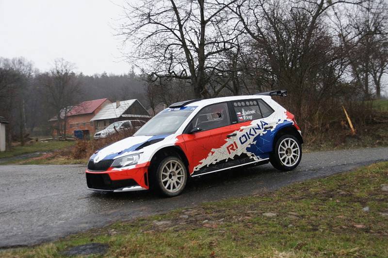 Jan Jelínek testoval vůz před valašskou rally v blízkosti Vizovic