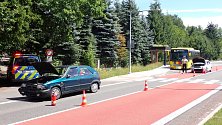 Při nehodě u Prostřední Bečvy se zranili tři lidé. 31. července 2023