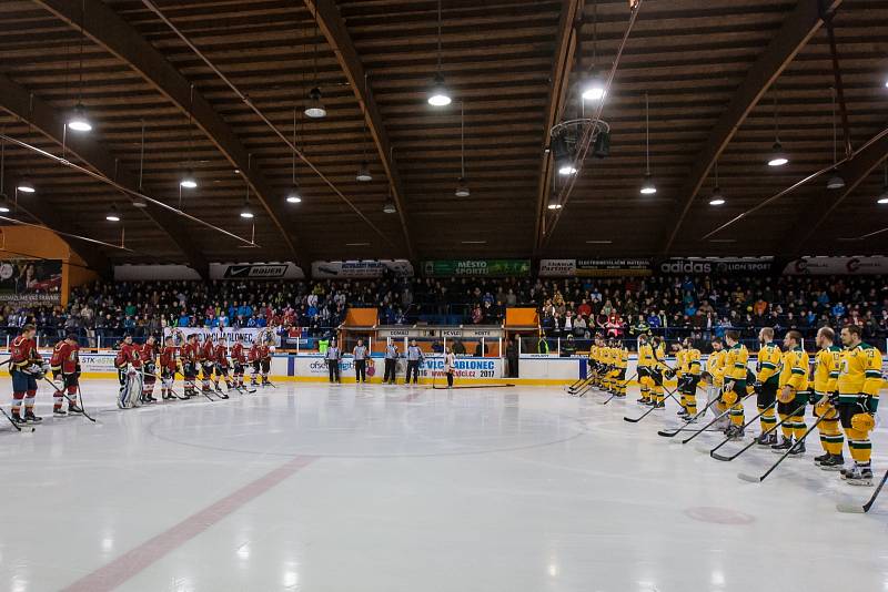 Šesté kolo kvalifikace o WSM ligu, zápas mezi týmy HC Vlci Jablonec nad Nisou a VHK ROBE Vsetín, se odehrálo 13. dubna na zimním stadionu v Jablonci nad Nisou.