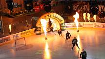 Hokejisté Vsetína porazili v 1. kole WSM ligy Ústí nad Labem.
