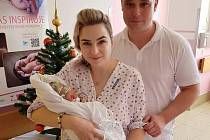 Prvním novorozencem ve vsetínské porodnici na letošní Štědrý den byl chlapeček Lukáš. Narodil se mamince Evě.