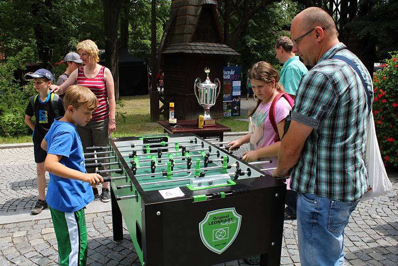 Zábavné odpoledne pro celou rodinu s názvem Divotvorný park připravili pořadatelé na středeční odpoledne v Městském parku Rožnov pod Radhoštěm. V seriálu oslav 750. výročí města si zejména děti užily sportovní hry, soutěže, zábavu v tvořivých dílnách, ple