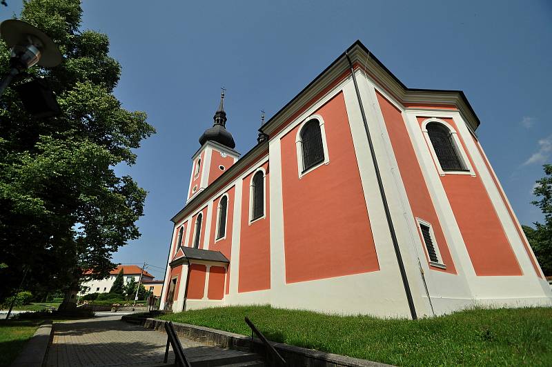 Zašová - poutní kostel Navštívení Panny Marie v Zašové.