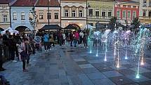Slavnostní otevření opraveného náměstí ve Valašském Meziříčí; září 2022