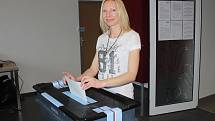 Do Evropského parlamentu přišla v sobotu dopoledne 25. května 2019  volit v Ratiboři také Ina Valchářová.