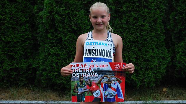 Lucie Mišunová z Lužné si na letošní Čokoládové tretře doběhla pro bronz.