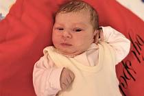 Valérie Mutinová, Nový Jičín, narozena 24. ledna 2022, míra 48 cm, váha 2920 g.