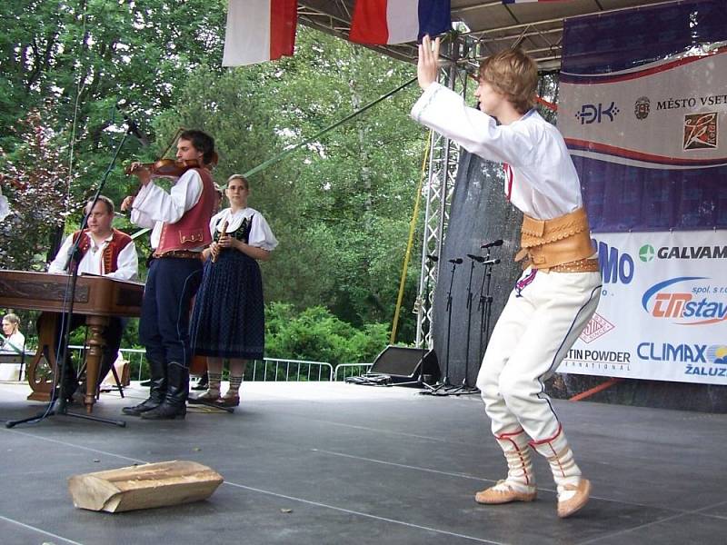 Folklorní festival Vsetínský krpec v Panské zahradě