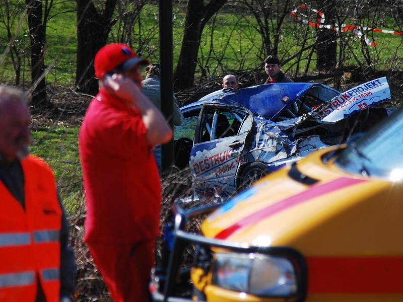 Tragická nehoda na Valašské rally.