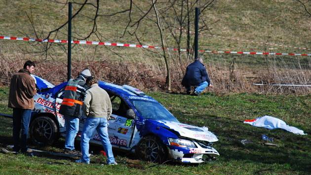 Tragická nehoda na Valašské rally.