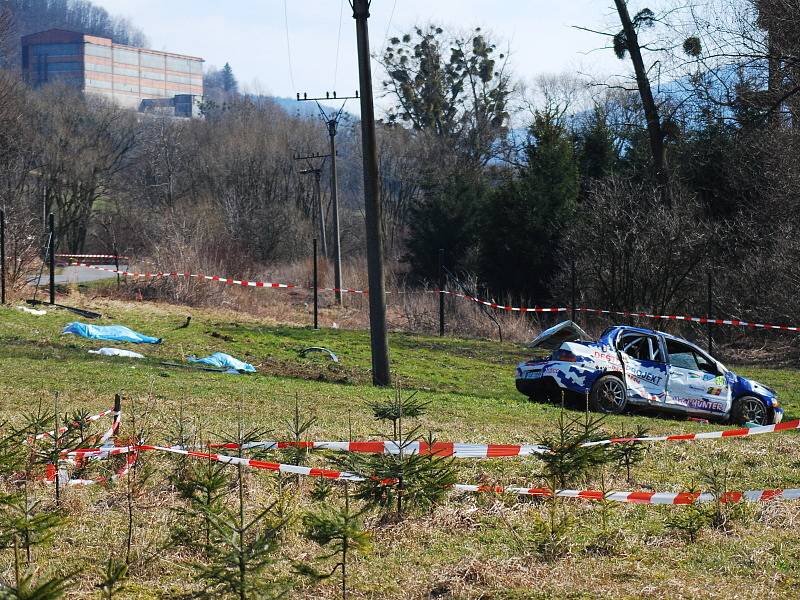 Tragická nehoda na Valašské rally.