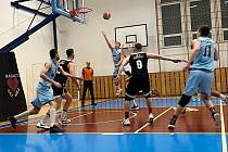 basketbalová 2. liga mužů, Valašské Meziříčí - Karviná, černá Pole-Kroměříž