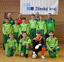 Ve sportovní hale Luhačovice hned týmy výběru OFS Vsetín zúčastnily halového fotbalového turnaje pro kategorii U 11 a U 12 (na snímku).