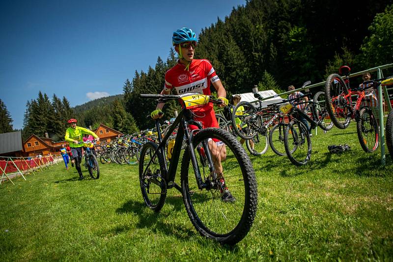 Valachy duatlon ve Velkých Karlovicích 5. května 2018.