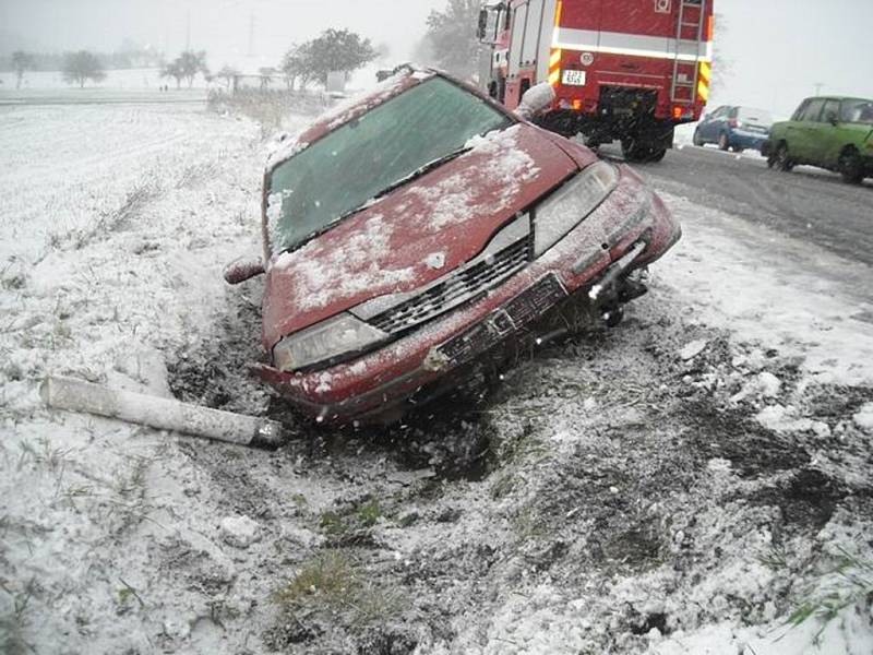 Nehoda na silnici I/38 Havl. Brod - Jihlava.