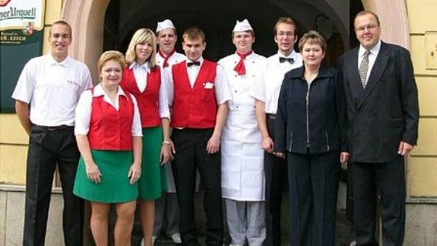 Restaurace a penzion U Kubínů v Přibyslavi.
