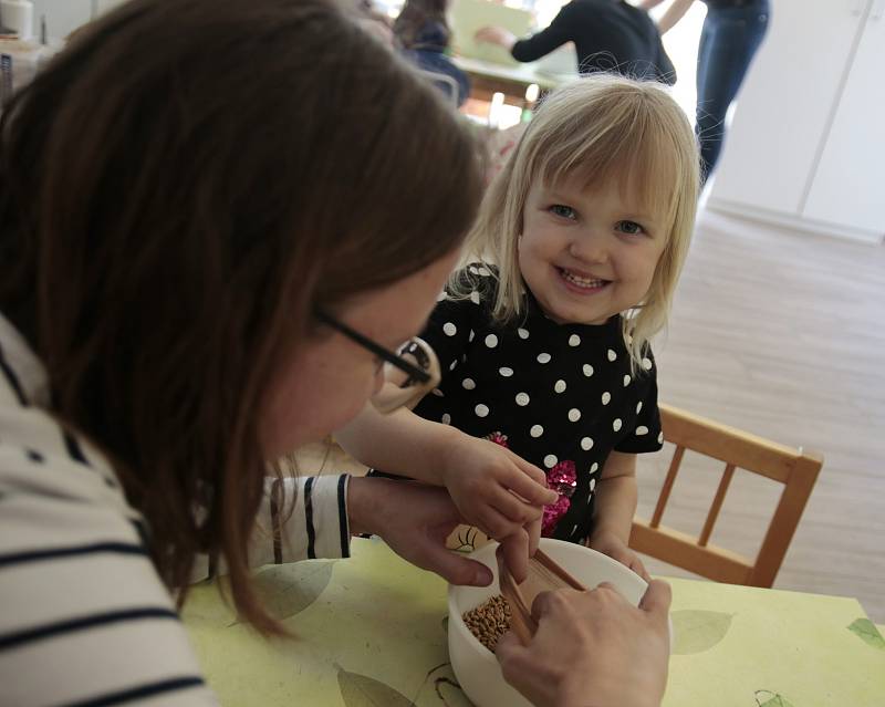 Velikonoční dílna v havlíčkobrodském MaMMacentru