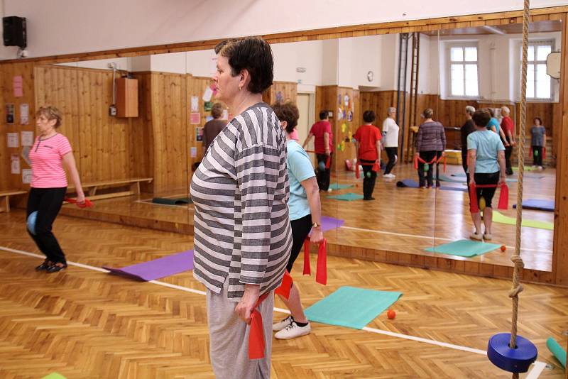 Zdravotní cvičení pro seniory s lektorkou Jaroslavou Kabelkovou