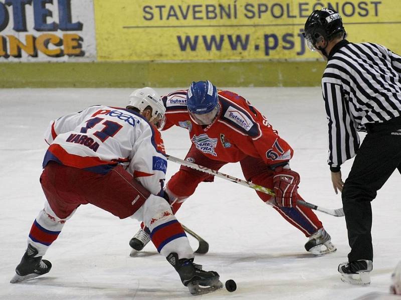 Hokejisté Havlíčkova Brodu si doma poradili s Ostravou.
