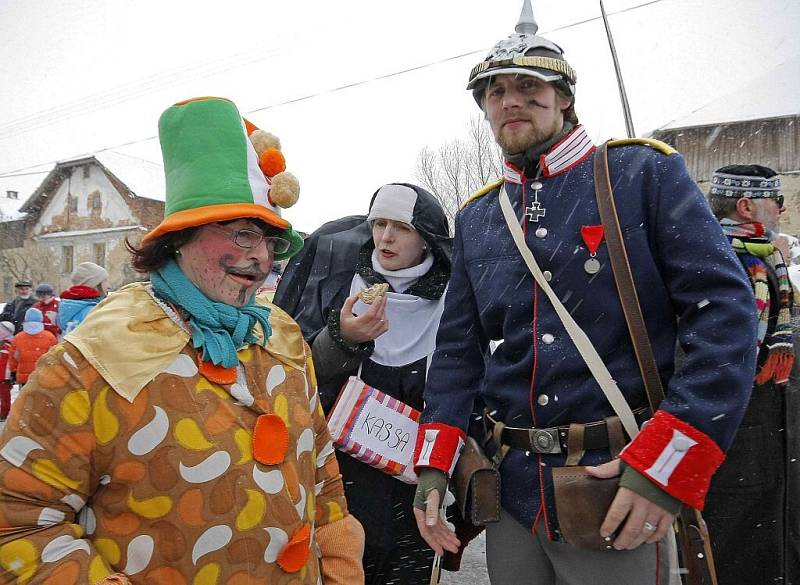 Masopust v Horní Krupé.