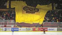 Z hokejového utkání HC Dukla Jihlava - HC Rebel Havlíčkův Brod.