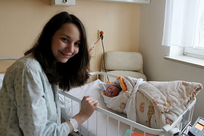 Prvním letošním miminkem v havlíčkobrodské porodnici je Stela.