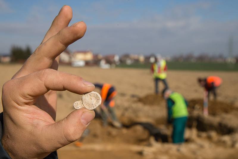 Archeologické práce na trase budoucího obchvatu kolem Havlíčkova Brodu.