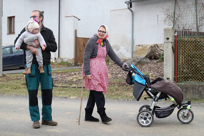 Masopustní průvod v Okrouhličce