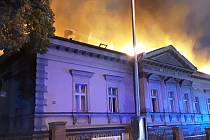 Požár v Havlíčkově Brodě.