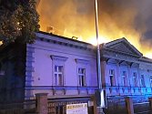 Požár v Havlíčkově Brodě.