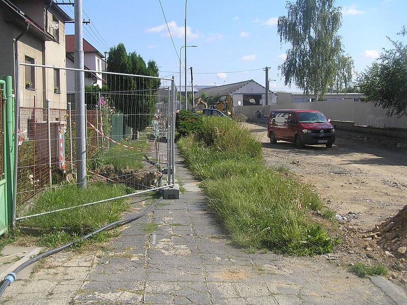 Opravy ulice Kyjovská