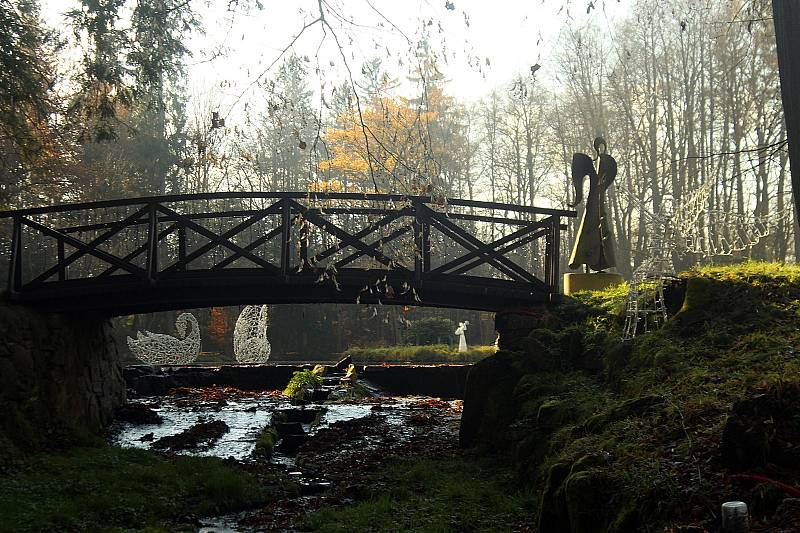 Odpolední a večerní procházka parkem ve Světlé nad Sázavou