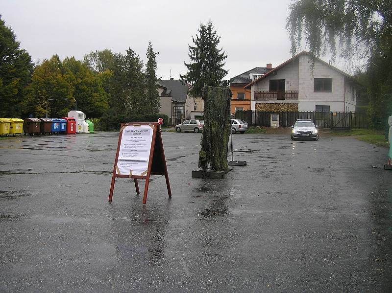 Volby drive-in Havlíčkův Brod.