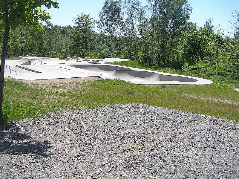 Nový skatepark u koupaliště