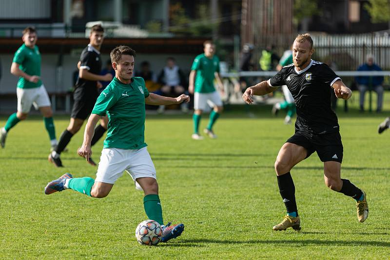 Fotbalové utkání mezi SK Tatran Ždírec  nad Doubravou a MSK Břeclav.