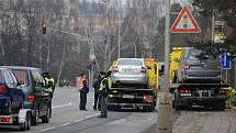 Úterní policejní zásah v havlíčkobrodské Lidické ulici.