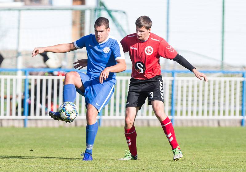 Utkání fotbalové I. A třídy mezi FK Bohemia Světlá nad Sázavou a SK Telč.