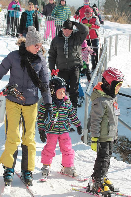 Sobota 3. března ve skiareálu Kadlečák.