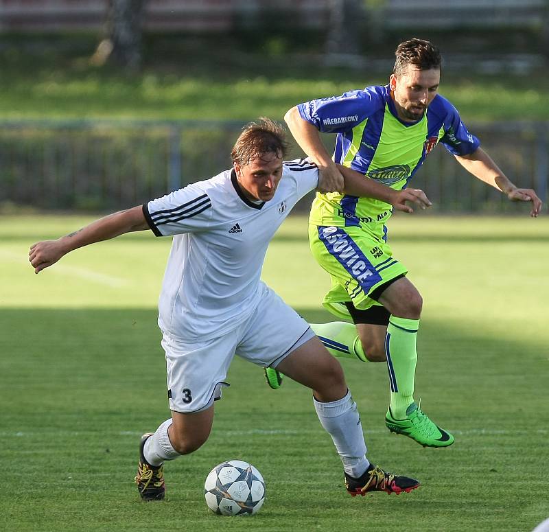 Utkání 1. kola - Fortuna MSD, Skupiny D mezi FC Slovan Havlíčkův Brod a TJ Sokol Tasovice.