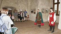 Překvapení návštěvníci se v sobotu na lipnickém hradě rázem ocitli ve středověku. 