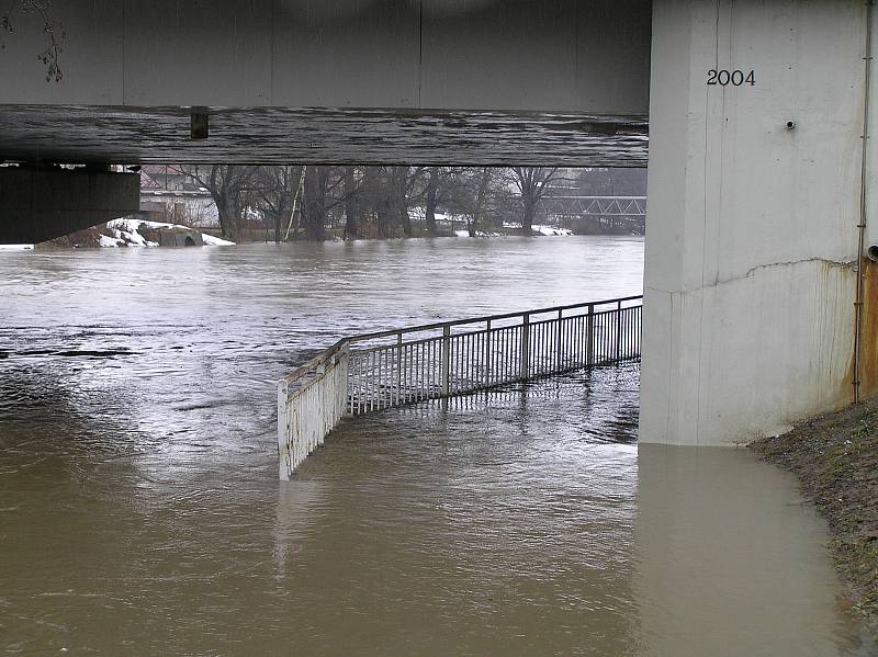 Tak vypadaly záplavy v Brodě před několika lety. Po odbahnění řeky se riziko sníží.